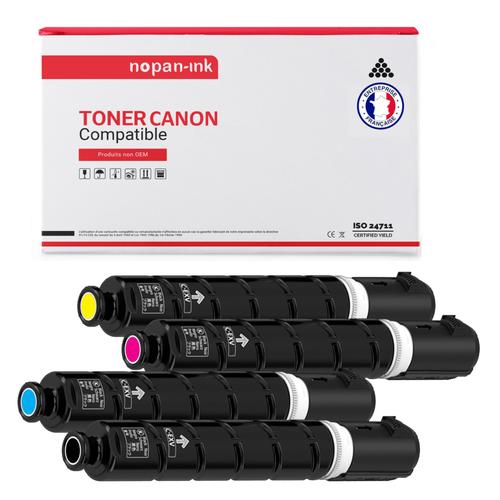 NOPAN-INK - Toner x 4 CEXV48 : (9106B002) + (9107B002) + (9108B002) + (9109B002) C-EXV48 Noir + Cyan + Magenta + Yellow Compatible pour Canon IR-C 1300 Series 1325 iF 1335 iF 1335 iFC imageRUNNER C 1
