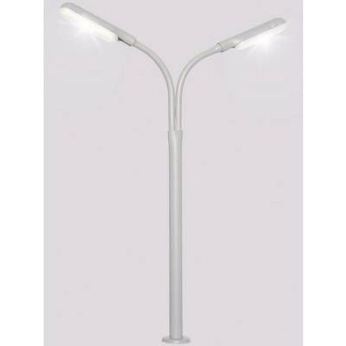 Réverbère En Col De Cygne Double H0 Viessmann 6095 Modèle Fini 1 Pc(S)-Viessmann