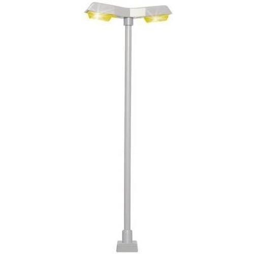 Réverbère De Rue Double Viessmann 60971 Modèle Fini H0 1 Pc(S)-Viessmann