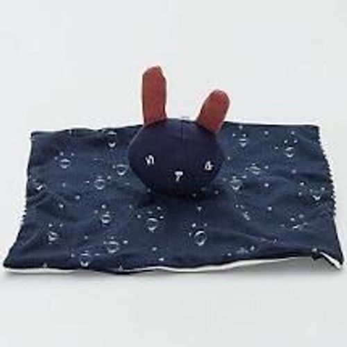 Doudou Lapin Bleu Marine Mongolfieres Et Rayures Kiabi Peluche Jouet Bebe Eveil Naissance Raye Animal Lapinou Mixte Comforter Bunny Baby Blanket Simba Toys Benelux