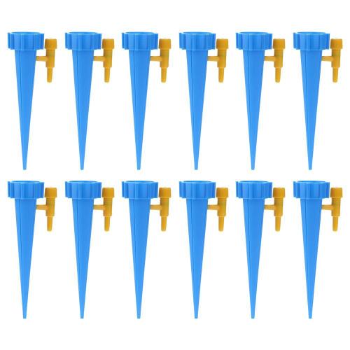 Taille 12pcs Bleu Système D'irrigation Goutte-À-Goutte Automatique Pour Plantes Et Fleurs, 12 Pièces, Dispositif D'arrosage De Serre, Fournitures De Jardin