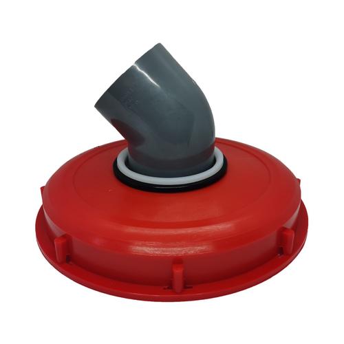 Taille 245mm Rouge 45 Couvercle De Baril Ibc De Jardin Extérieur, Couvercle En Plastique Durable Avec Trou De Ventilation, Couvercle De Filtre De Baril