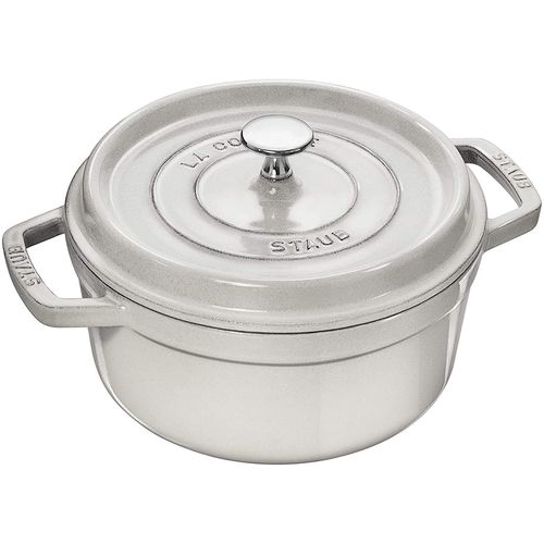 Cocotte Staub Ronde Truffe Blanche 22 Cm