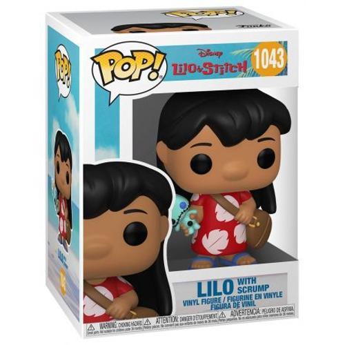 Figurine Funko Pop - Lilo Et Stitch [Disney] N°1043 - Lilo Avec Scrump (55614)