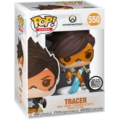 Figurine Overwatch - Tracer With Gun Pop 10cm