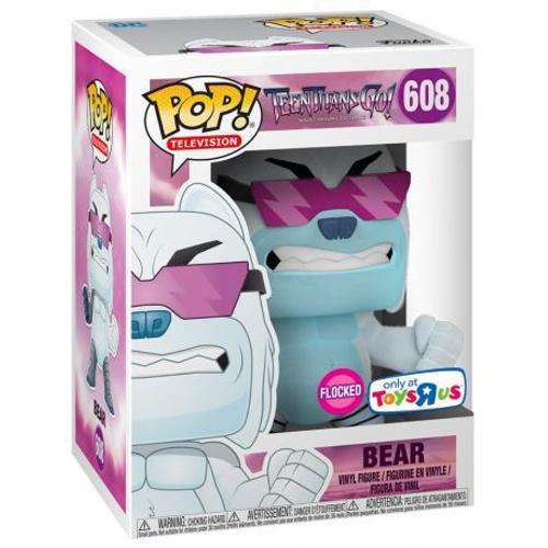 Figurine Funko Pop - Teen Titans Go! N°608 - Bear - Floqué (28683)