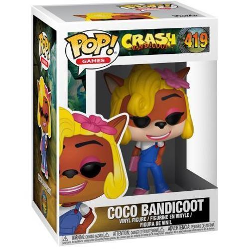 Crash Bandicoot Pop! Games Vinyl Figurine Coco 9 Cm