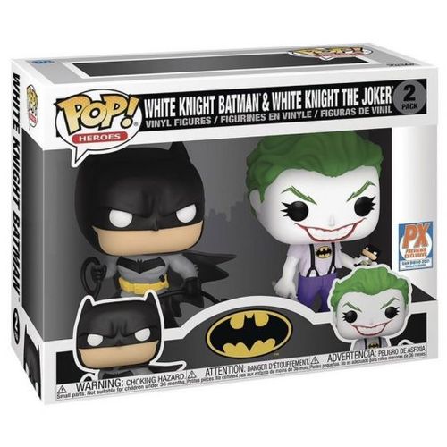 Figurines Funko Pop - Batman [Dc] - White Knight Batman & White Knight The Joker 2-Pack (56117)