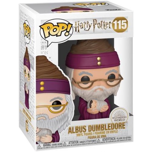 Harry Potter - Figurine Pop! Dumbledore W/Baby Harry 9 Cm
