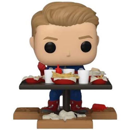 Figurine Funko Pop - Avengers : Endgame [Marvel] N°758 - Victory Shawarma: Captain America (54897)
