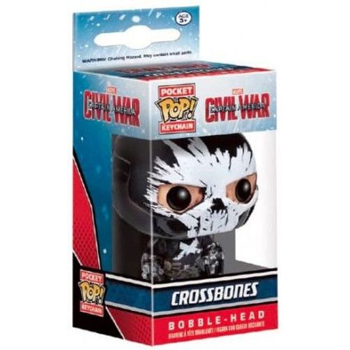 Porte Clé Captain America - Civil War - Crossbones Pocket Pop 4cm