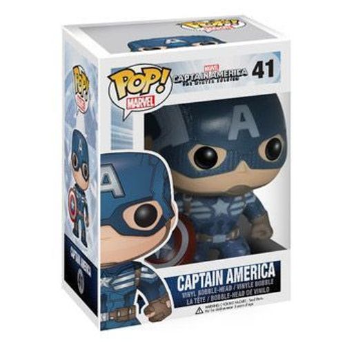 Figurine Funko Pop - Captain America : Civil War [Marvel] N°41 - Captain America Soldat D'hiver (03787)