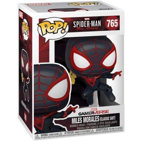 Figurine Funko Pop - Marvel's Spider-Man: Miles Morales N°765 - Miles Morales Costume Classique (50150)