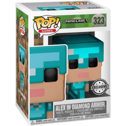 Figurine Pop - Minecraft - Alex In Diamond Armor - Funko Pop