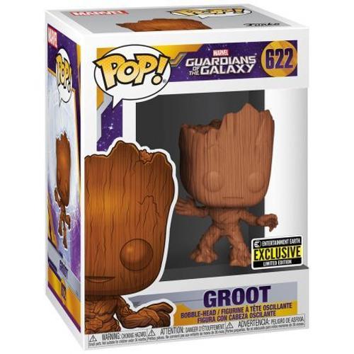 Figurine Guardians Of The Galaxy - Groot Wood Special Edition Pop 10cm