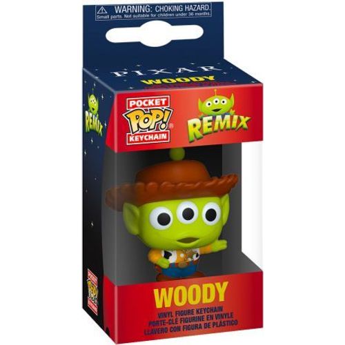 Toy Story - Porte-Clés Pocket Pop! Alien As Woody 4 Cm