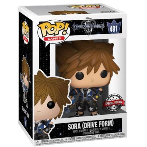Figurine Disney Kingdom Hearts 3 - Sora Drive Form Exclu Pop 10cm