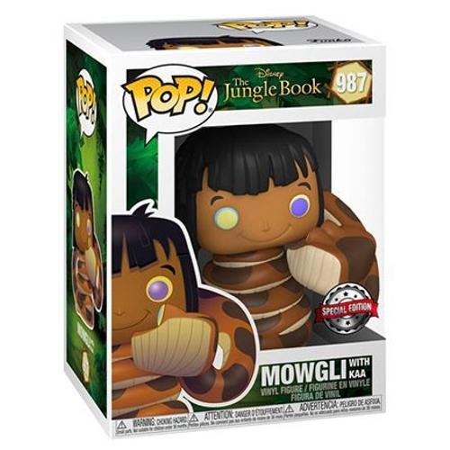 Figurine Funko Pop - Le Livre De La Jungle [Disney] N°987 - Mowgli Avec Kaa (51414)