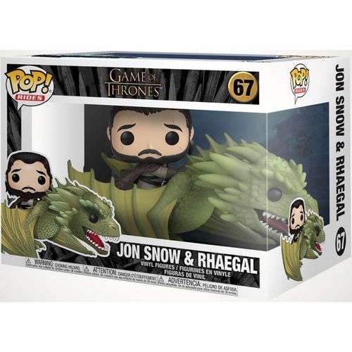 Game Of Thrones - Jon Snow With Rhaegal - Pop Rides