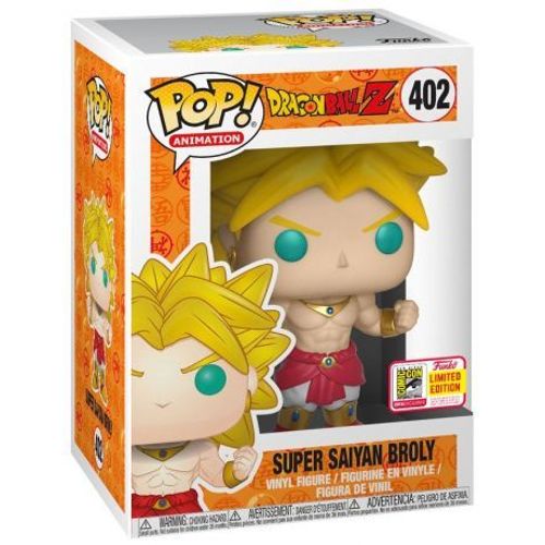Funko Pop Dragon Ball Z - Sdcc 2018 - Super Saiyan Broly Vinyl + Pop Protector