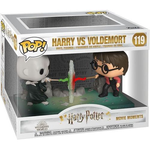 Figurine Harry Potter - Movie Moment Harry Vs Voldemort Pop 10cm
