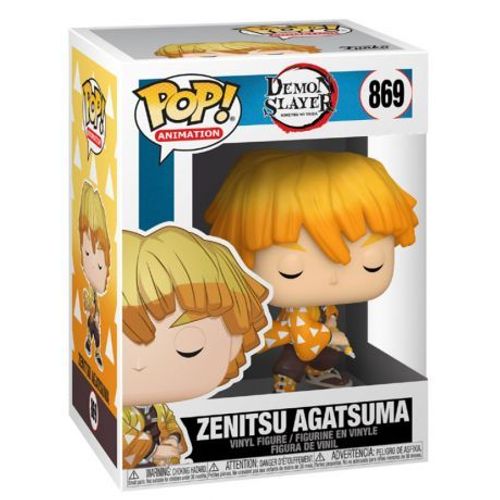 Figurine Funko Pop - Demon Slayer N°869 - Zenitsu Agatsuma (49012)
