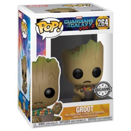 Figurine Guardians Of The Galaxy 2 - Groot With Candy Bowl Exclusive Pop 10cm