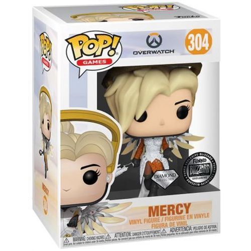 Figurine Funko Pop - Overwatch N°304 - Mercy - Diamant (52849)