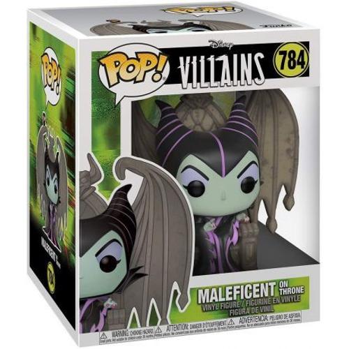 Figurine Disney Villains - Maleficent On Throne Pop Deluxe 15cm