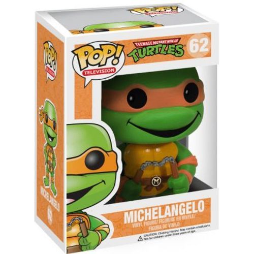 Figurine Pop - Tortues Ninja - Michelangelo - Funko Pop N°62
