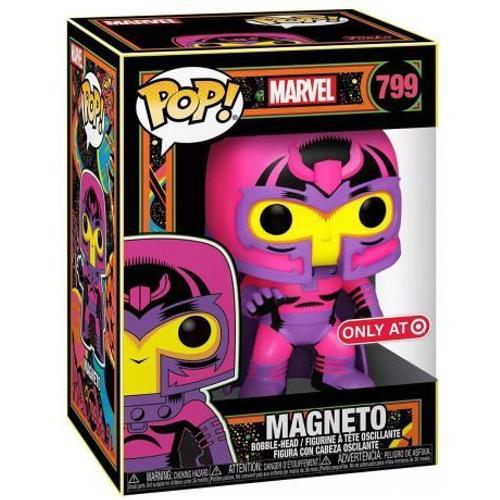 Figurine Funko Pop - Marvel Comics N°799 - Magneto - Blacklight (55627)
