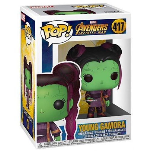Figurine Marvel - Avengers Infinity War S2 - Young Gamora With Dagger Pop 10cm