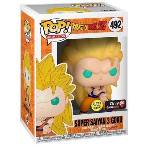 Figurine Funko Pop - Dragon Ball N°492 - Goku Super Saiyan 3 - Glow In The Dark (50069)