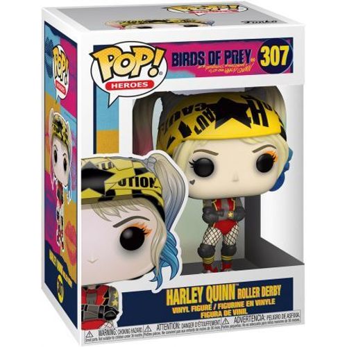 Figurine Dc Comics - Birds Of Prey - Harley Quinn Roller Derby Pop 10cm