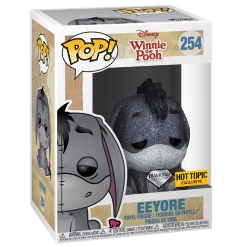 Figurine Funko Pop - Winnie L'ourson [Disney] N°254 - Bourriquet - Diamond Glitter (39640)