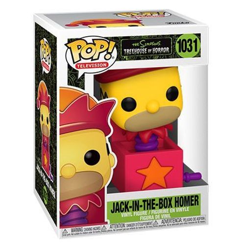 The Simpsons - Figurine Pop! Homer Jack-In-The-Box 9 Cm