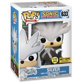 Figurine Funko Pop - Sonic Le Hérisson N°633 - Silver - Glow In The Dark (52249)
