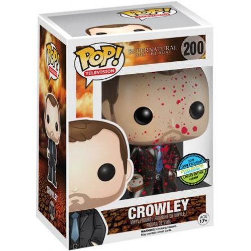 Figurine Supernatural - Crowley Metallic Exclu Pop 10cm