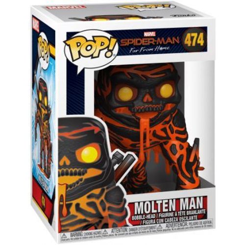 Figurine Spider-Man Far From Home - Molten Man Pop 10cm