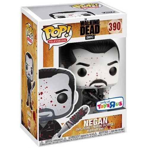 Figurine Pop - The Walking Dead - Negan Black & White Bloody  - Funko Pop