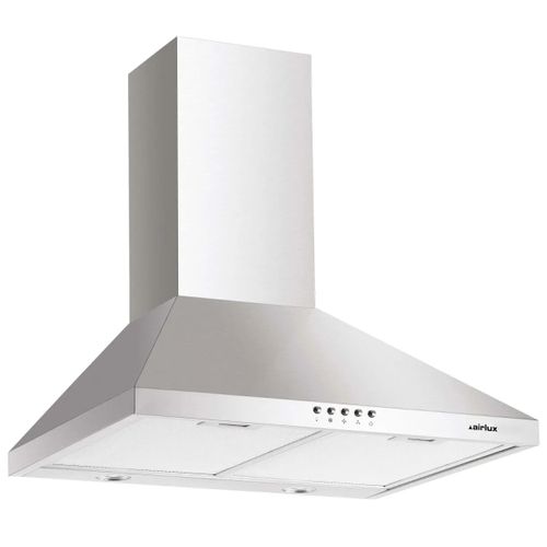HOTTE MURALE DÉCORATIVE PYRAMIDE AIRLUX AHP653IX