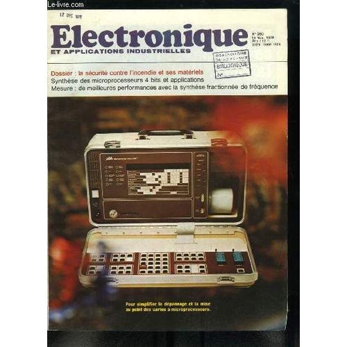 Electronique & Applications Industrielles N° 260 - L Assistant Mobile De Laboratoire : Il Est Géré Par Un Micro Ordinateur, Microprocesseur Et Synthèse De Fréquence Associés Dans Un Analyseur De(...)