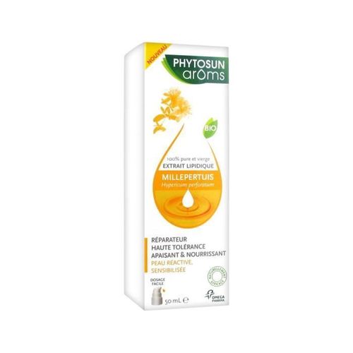 Phytosun Arôms Huile Végétale Millepertuis Bio 50ml 