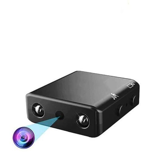 Mini Caméra Espion Full HD 1080 12Mpx Vision Nocturne LED IR Capteur Mouvement +SD 8Go - YONIS