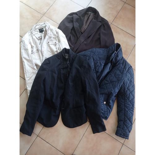 Lot De 4 Vestes 38/M (Bonobo, Pourquoi Pas...)