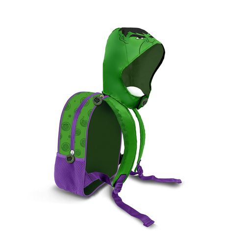 Sac à dos à Capuche Hood - Marvel Hulk Go! - Vert - Taille Unique