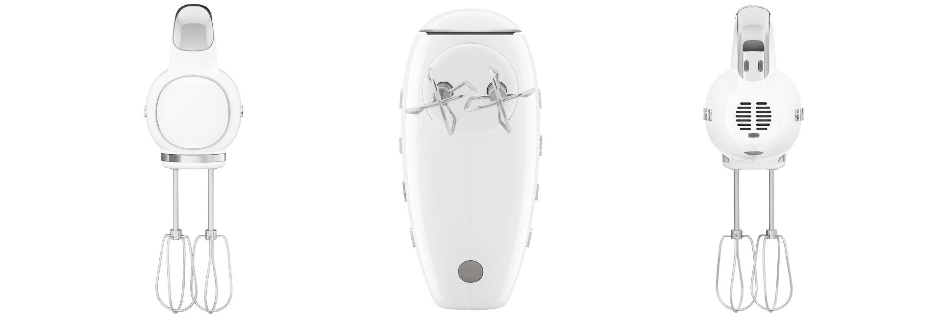 Batteur � main �lectrique Style Ann�es 50 Smeg HMF01WHEU Blanc image 1 | Rakuten