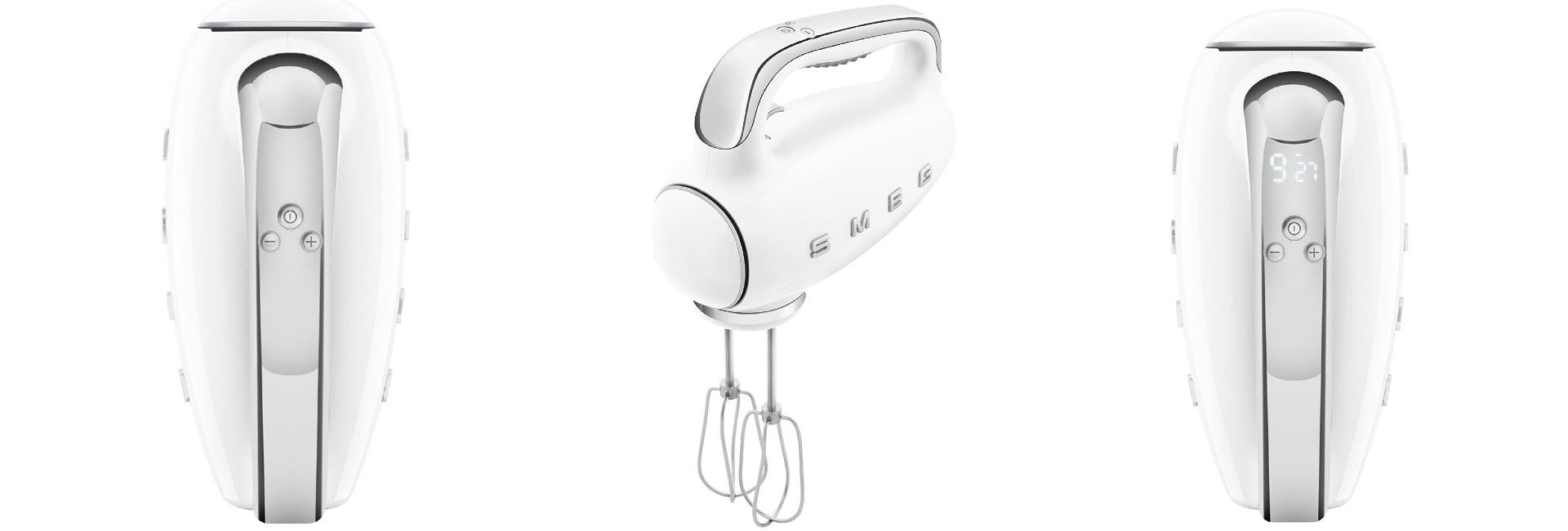 Batteur � main �lectrique Style Ann�es 50 Smeg HMF01WHEU Blanc image 1 | Rakuten