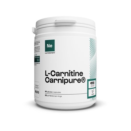 Carnitine Carnipure - 90 Gélules - Brûle Graisse - Qualité Brevetée - Forme Biodisponible : L-Carnitine-L-Tartrate - Vegan - Nutrielement By Nutrimuscle 