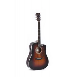 Sigma Dtc-1e-Sb - Guitare Électro-Acoustique Dreadnought - Sunburst Brillant